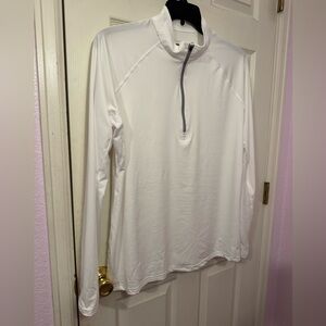 Holloway White Ladies Quarter-Zip Top xl